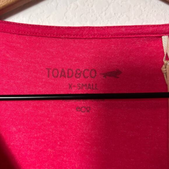 TOAD & CO HAWAIIAN PUNCH CUE SLEEVELESS MINI WRAP X-SMALL DRESS NEW WITH TAGS - Picture 7 of 7